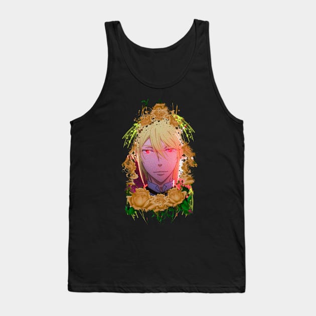 Patriot with Gold Roses Tank Top by Scailaret